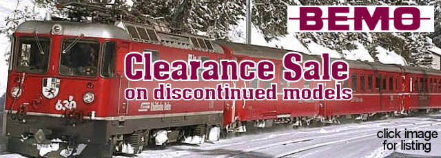 BEMO Super Sale - HOm Scale Models