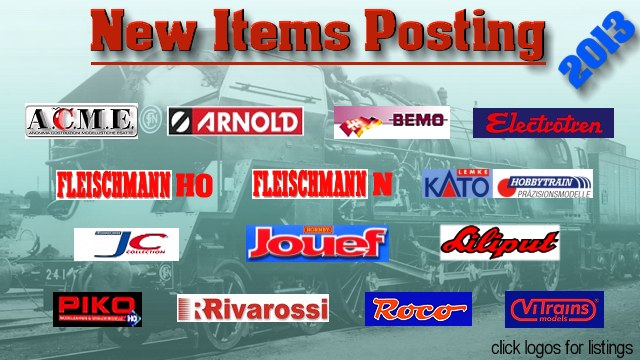 2013 New Items Listings