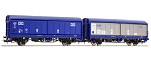 Wagon porte-autos, type Hccrrss, de la GySEV - R66965 - Roco - Wagons