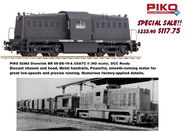 PIKO 52464 Diesellok BR 65-DE-19-A USATC II