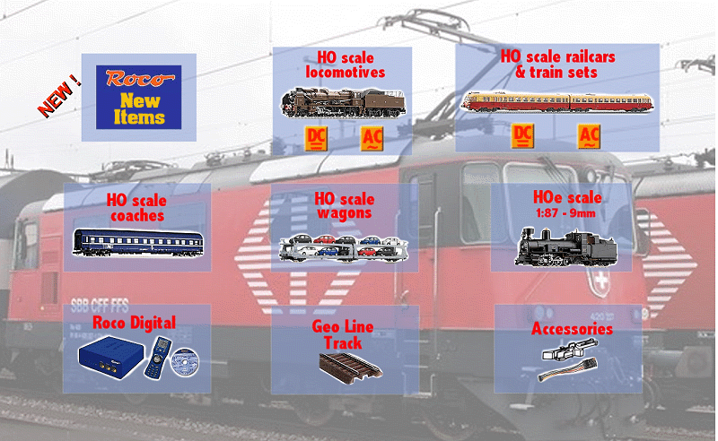 ROCO HO, N & HOe European Model Trains